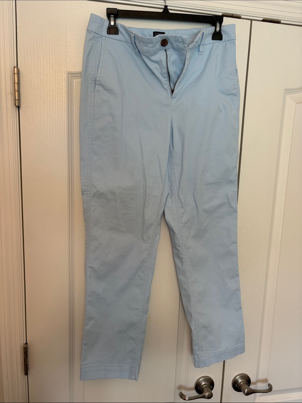 J. Crew Light Blue Girlfriend Chinos
